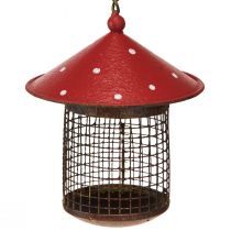 Product Feeding station birds fly agaric metal for hanging 14cm 2pcs