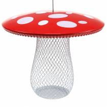 Feeding place toadstool for hanging metal Ø22cm H20cm