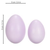 Product Artfully dyed goose eggs, perfect as individual spring decorations, 9cm, 10 pieces