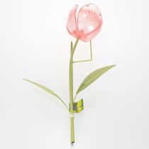 Product Garden stake flower decorative tulip for flower beds and borders 94cm