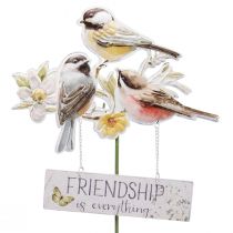 Garden stakes metal birds, flower stakes for the garden 84cm