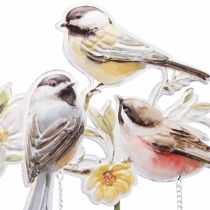 Garden stakes metal birds, flower stakes for the garden 84cm