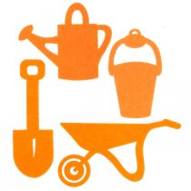 Product Garden tool felt orange 24 pcs