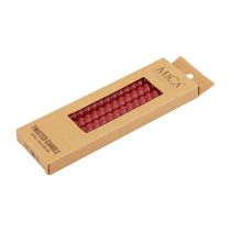 Product Twisted candles spiral candles pink Ø1.4cm H18cm 4pcs