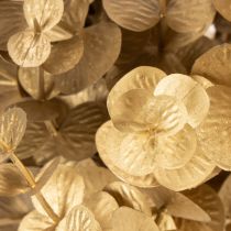 Product Artificial Eucalyptus Gold Decorative Spray for Table Decoration 24cm