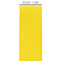 Product Gift and decoration ribbon 25mm x 50m yellow