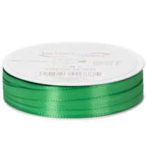 Product Gift and decoration ribbon, green taffeta ribbon, 10mm wide, 50m long