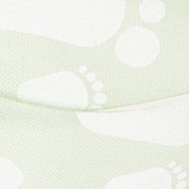 Product Gift ribbon baby feet decoration christening green 25mm 16m