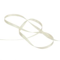 Product Gift ribbon cream decorative ribbon taffeta 6mm x 50m