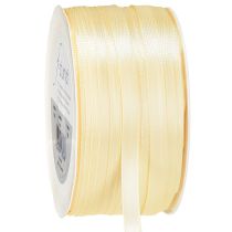 Product Gift ribbon cream decorative ribbon satin ribbon 6mm × 50m