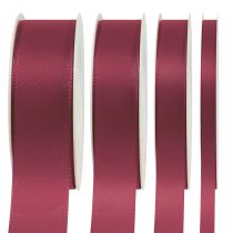 Product Gift ribbon decorative ribbon Bordeaux 50m Various sizes
