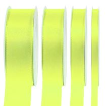 Product Gift ribbon decorative ribbon lime green 50m various sizes