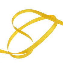 Product Narrow decorative ribbon taffeta ribbon gift ribbon yellow 6mm 50m