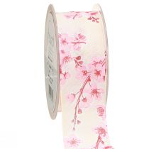 Product Gift Ribbon Cherry Blossom Fabric Ribbon Hanami 40mm 20m