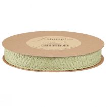 Product Gift Ribbon Paper Green Braided Ribbon 20mm 10m