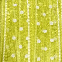 Product Ribbon with polka dot pattern for decorative gift wrapping, 1.5cm wide, 20m long
