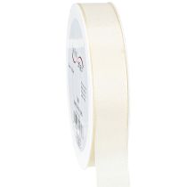 Product Gift ribbon and decorative ribbon cream taffeta ribbon 25mm 50m