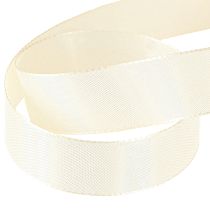 Product Gift ribbon and decorative ribbon cream taffeta ribbon 25mm 50m
