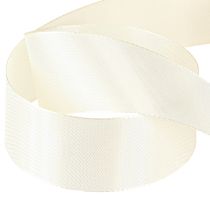 Product Gift ribbon and decorative ribbon taffeta ribbon cream 40mm 50m