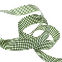Gift ribbon diam green 8mm - 25mm 20m