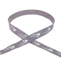 Gift ribbon stars Christmas ribbon purple ribbon 15mm 20m