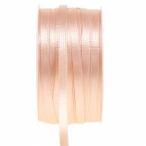 Gift and decoration ribbon salmon 6mm 50m