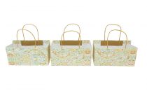 Product Gift bag with handles gift bag patterned 24×12×12cm 6pcs