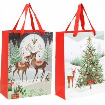 Product Gift bags Christmas gift bag deer 24×18cm 2pcs