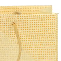 Product Gift bags woven paper vanilla orange pink 20×10×10cm 6pcs