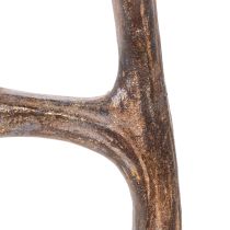 Product Decorative Artificial Antlers Set – 29cm, Polyresin, Brown with Gold Accents