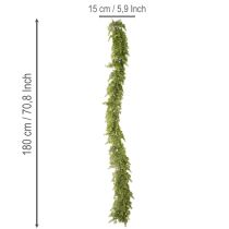 Product Artificial Cypress Garland with Pine Cones 180 cm for Table and Door  

```html
<h2>Artificial Cypress Garland with Pine Cones</h2>
<p>
This artificial cypress garland is 180 cm long and features a natural green colour with detailed pine cones for a reali