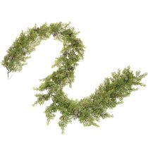 Product Artificial Cypress Garland with Pine Cones 180 cm for Table and Door  

```html
<h2>Artificial Cypress Garland with Pine Cones</h2>
<p>
This artificial cypress garland is 180 cm long and features a natural green colour with detailed pine cones for a reali