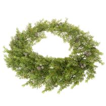 Product Artificial Cypress Garland with Pine Cones 180 cm for Table and Door  

```html
<h2>Artificial Cypress Garland with Pine Cones</h2>
<p>
This artificial cypress garland is 180 cm long and features a natural green colour with detailed pine cones for a reali
