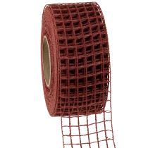 Product Mesh tape 4.5cm x 10m Bordeaux