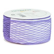 Product Mesh tape, grid tape, decorative tape, purple, wire-reinforced, 50mm, 10m