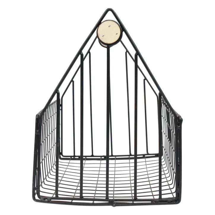 Product Wire basket mesh basket plant basket metal black 35x18x22.5cm