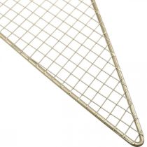 Product Metal Star Mesh Deco Star Metal Deco Gold Ø57cm