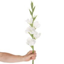Product Artificial Gladiolus Long Stem for Vases 88cm White