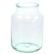 Deco glass floor vase Ø21cm H30cm
