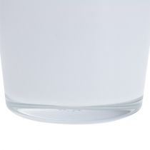 Product Glass flower pot white Ø10cm H8.5cm