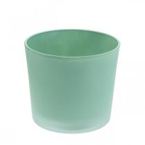 Product Glass flower pot green planter glass tub Ø14.5cm H12.5cm