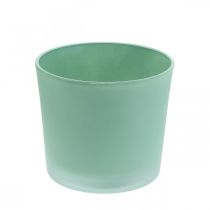 Product Glass flower pot green planter glass tub Ø14.5cm H12.5cm