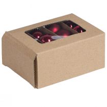 Product Glass balls Christmas in Bordeaux Mix Ø3cm 22 pcs