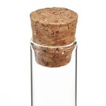 Product Test tube decorative glass tubes cork mini vases H13cm 24pcs