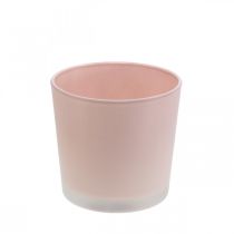 Product Flower pot glass planter pink glass tub Ø11.5cm H11cm