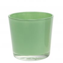 Product Glass pot Ø10cm H8.5cm mint green