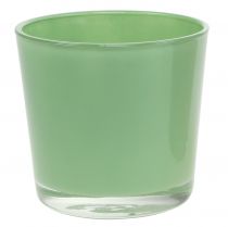 Product Glass pot Ø11.5cm H10.8cm mint green