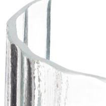 Product Vase Unique striped structure Modern design 19cm