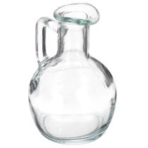 Product Mini vase/water jug with handle for the dining table at home, decorative and functional, 12cm, 6 pieces