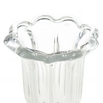 Product Glass vase vase with base glass flower vase Ø13.5cm H22cm